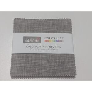 Colorplay Mini Neutral Charm Pack by Northcott Studio